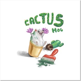 The cactus hog Posters and Art